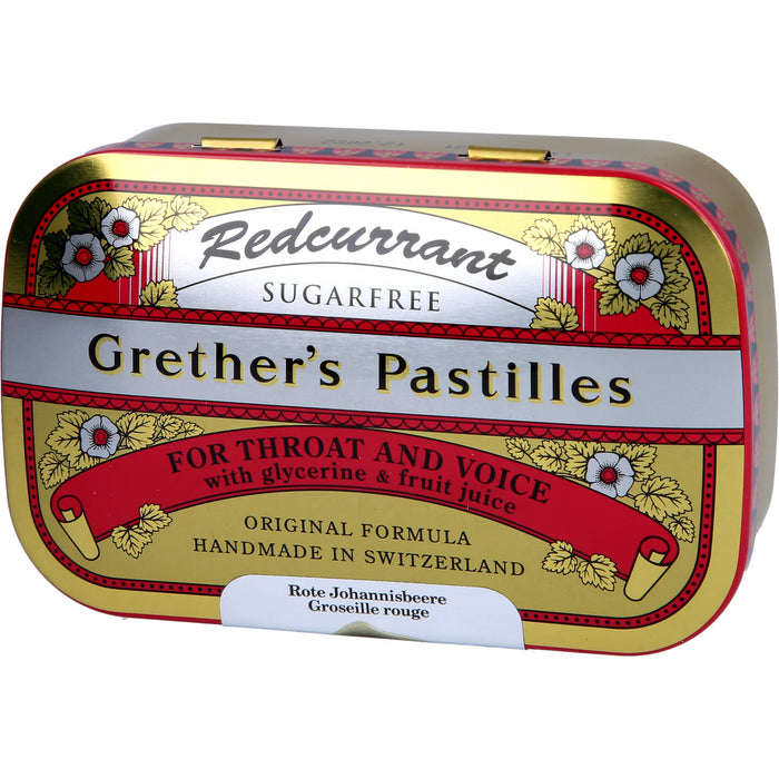 Grether´s Pastillen Redcurrant zuckerfrei, 110 g Pastilles