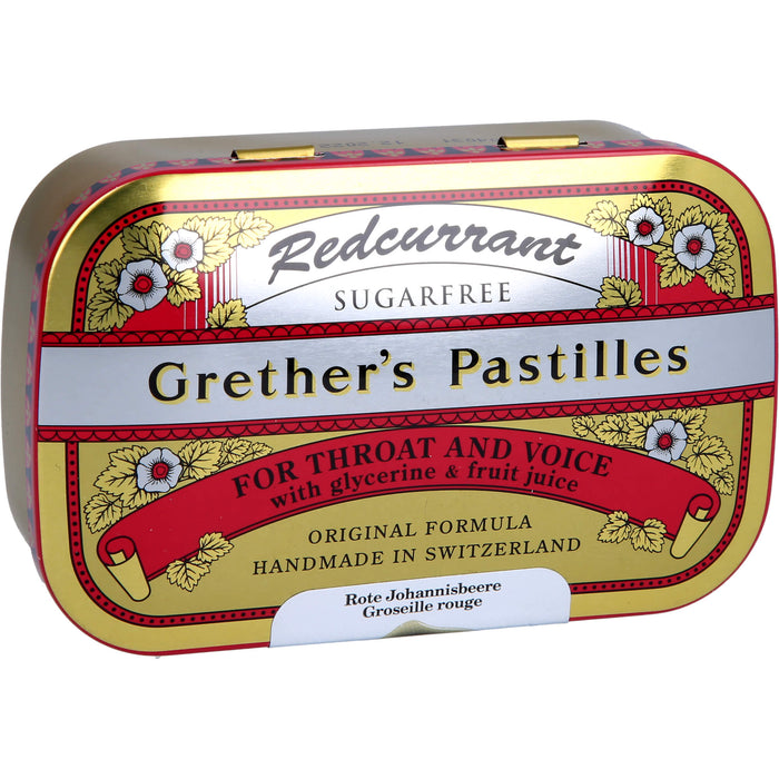 Grether´s Pastillen Redcurrant zuckerfrei, 110 g Pastilles