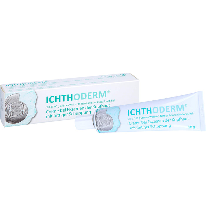 Ichthoderm Creme bei Kopfhautentzündungen, 50 g Crème