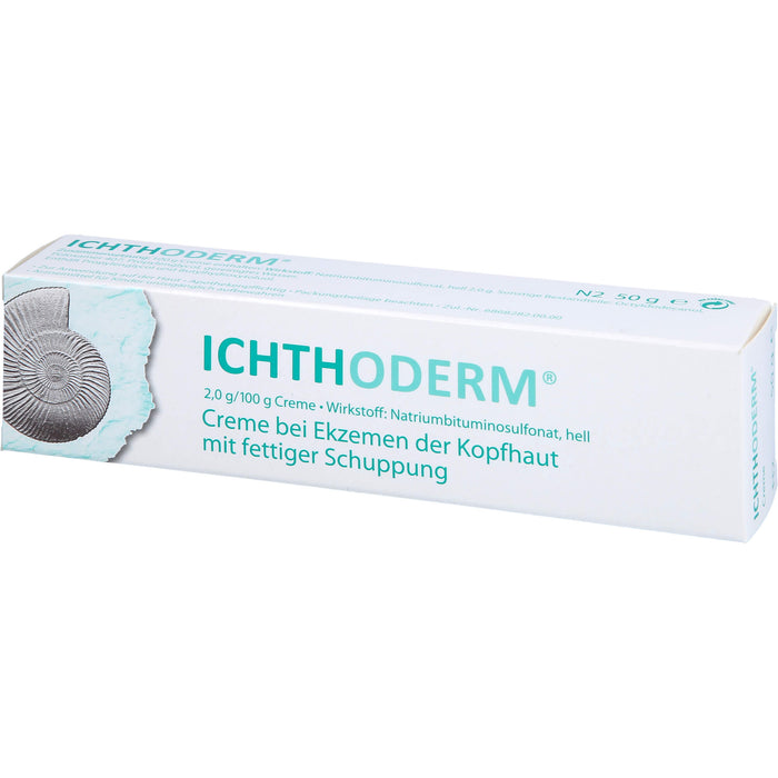 Ichthoderm Creme bei Kopfhautentzündungen, 50 g Creme