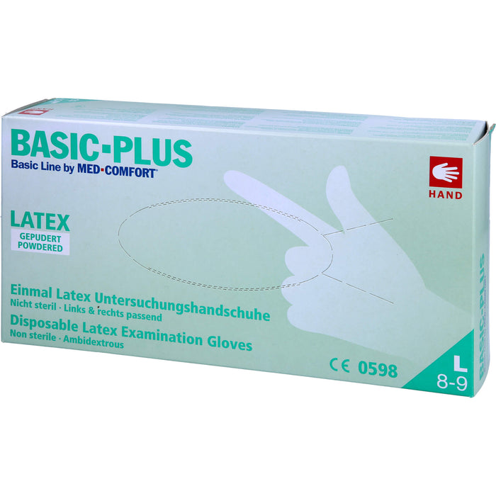 Handschuhe Unters. Latex GROSS unsteril, 100 St HAS