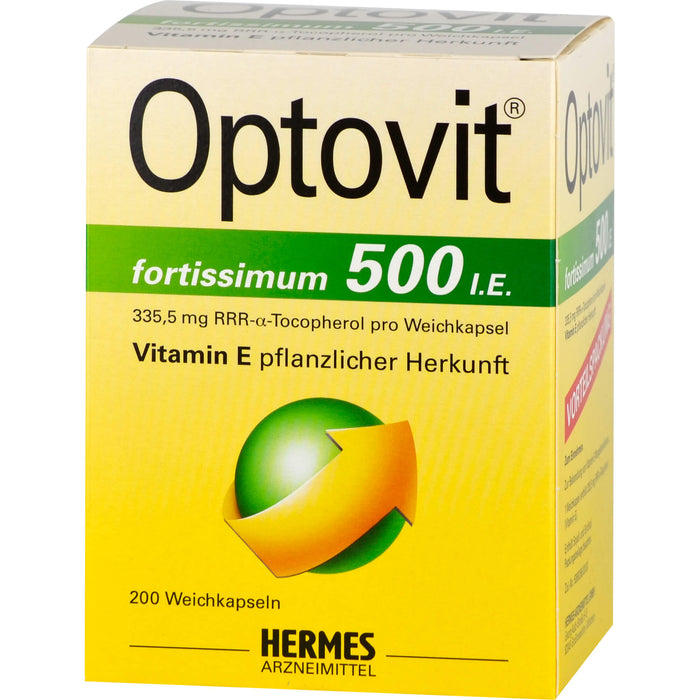 OptoVit fortissimum 500 I. E. Weichkapseln, 200 St. Kapseln