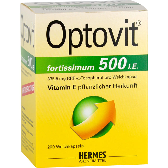 OptoVit fortissimum 500 I. E. Weichkapseln, 200 St. Kapseln