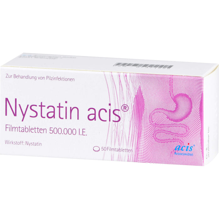 Nystatin acis Filmtabletten, 50 pc Tablettes