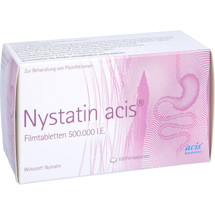 Nystatin acis Filmtabletten, 100 pcs. Tablets