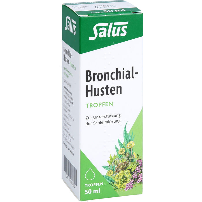 Salus Bronchial-Husten-Tropfen zur Unterstützung der Schleimlösung, 50 ml Solution