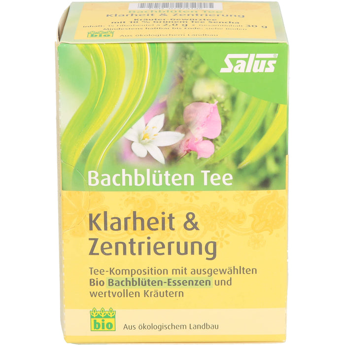 Bachblüten Tee Klarheit & Zentrierung bio Salus, 15 St FBE