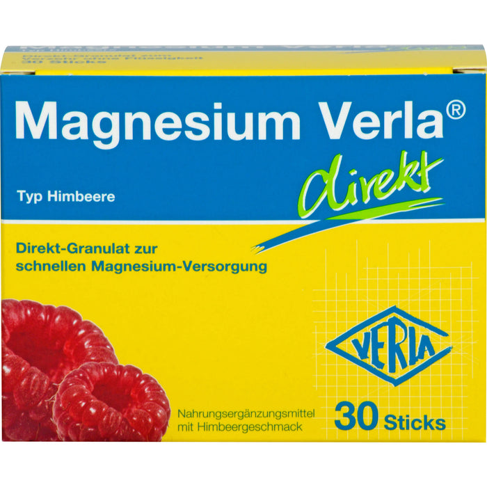 Magnesium Verla direkt Typ Himbeere Sticks, 30 pcs. Sachets