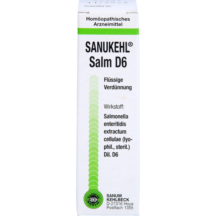 Sanukehl Salm D6 flüssige Verdünnung, 10 ml Solution