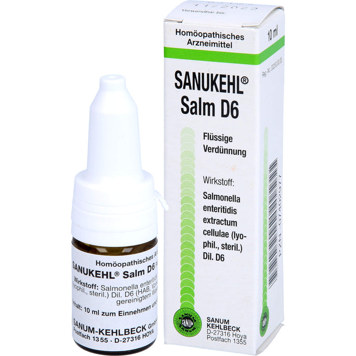 SANUM-KEHLBECK Sanukehl Salm D6 flüssige Verdünnung, 10 ml Lösung