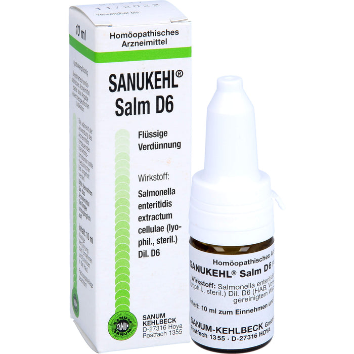 SANUM-KEHLBECK Sanukehl Salm D6 flüssige Verdünnung, 10 ml Lösung