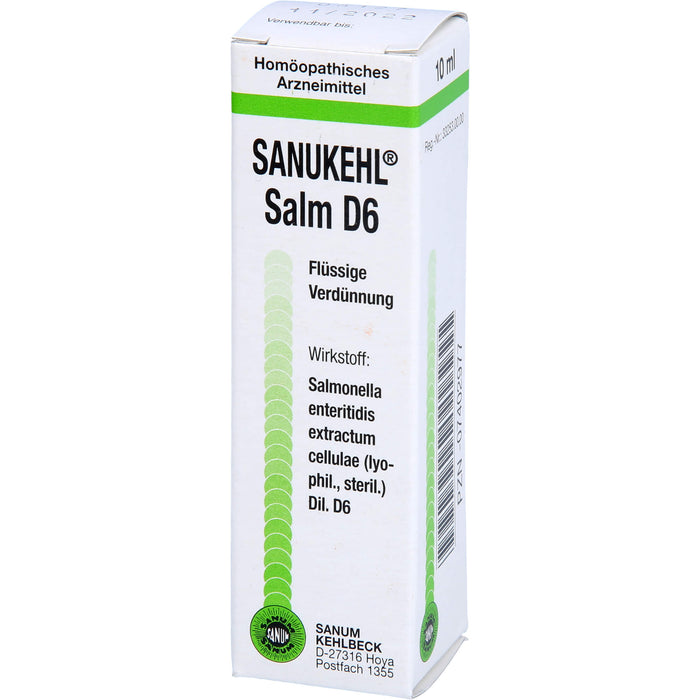 Sanukehl Salm D6 flüssige Verdünnung, 10 ml Solution