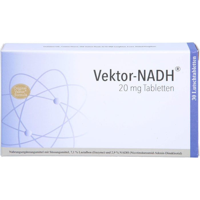 VEKTOR NADH 20mg, 30 St LUT