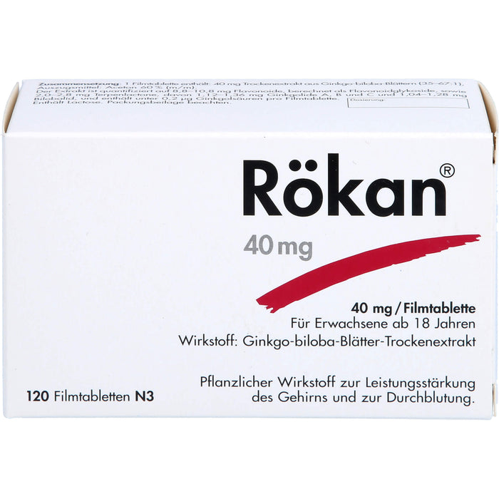 Rökan 40 mg, Filmtbl., 120 St FTA