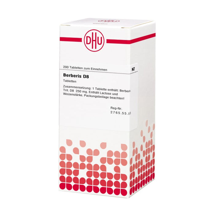 Berberis D8 DHU Tabletten, 200 St. Tabletten