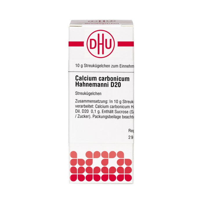 DHU Calcium carbonicum Hahnemanni D20 Streukügelchen, 10 g Globuli