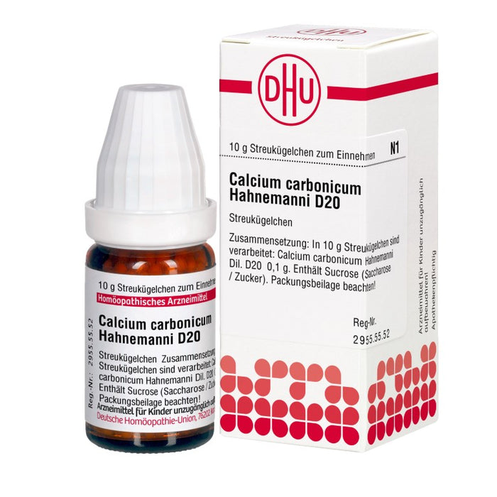 DHU Calcium carbonicum Hahnemanni D20 Streukügelchen, 10 g Globules