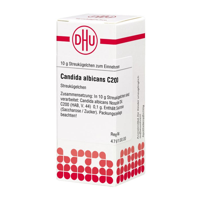 Candida albicans C200 DHU Globuli, 10 g Globuli