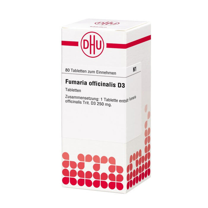 DHU Fumaria officinalis D3 Tabletten, 80 St. Tabletten