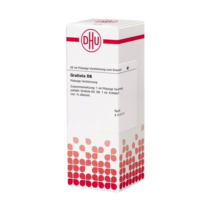 Gratiola D6 DHU Dilution, 20 ml Lösung