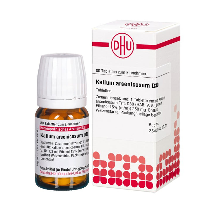 DHU Kalium arsenicosum D30 Tabletten, 80 St. Tabletten