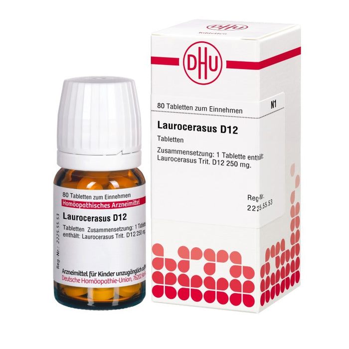 DHU Laurocerasus D12 Tabletten, 80 St. Tabletten