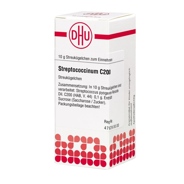 DHU Streptococcinum C 200 Streukügelchen, 10 g Globules