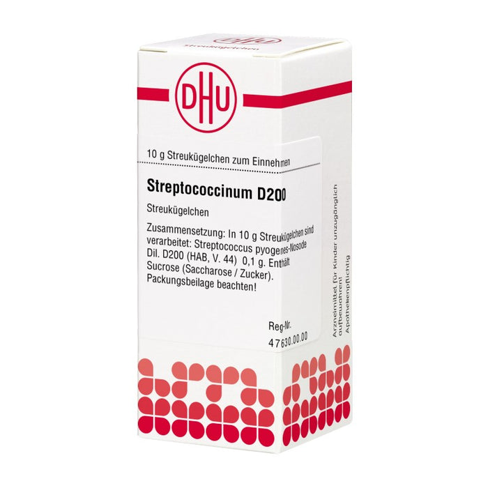 DHU Streptococcinum D200 Streukügelchen, 10 g Dispersion