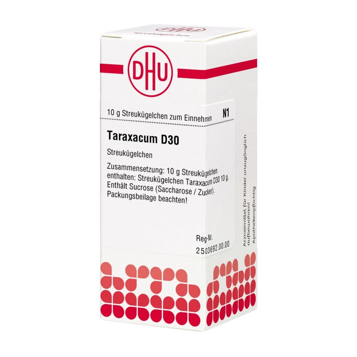 DHU Taraxacum D30 Streukügelchen, 10 g Globules