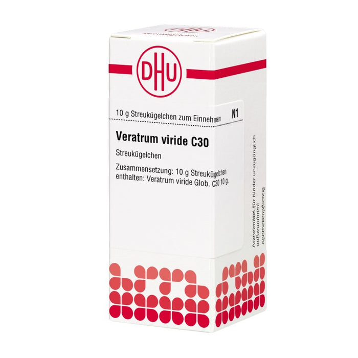 DHU Veratrum viride C30 Streukügelchen, 10 g Globules