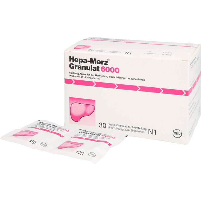 Hepa-Merz Granulat 6000 Lebertherapeutikum, 30 pcs. Sachets