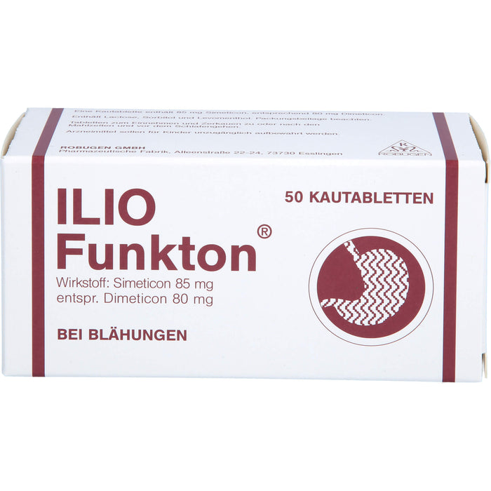 ROBUGEN Ilio-Funkton Kautabletten bei Blähungen, 50 pcs. Tablets