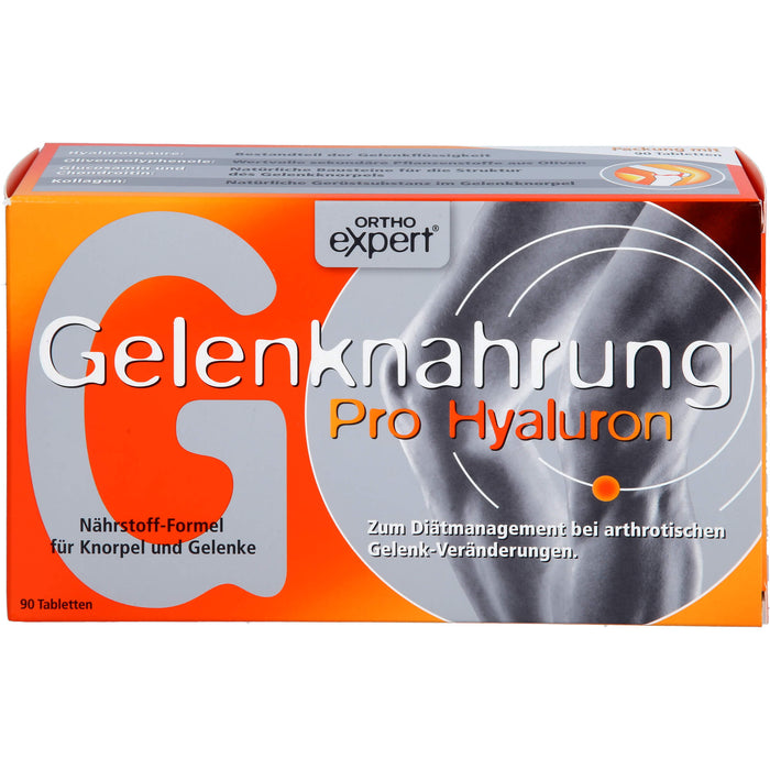 Orthoexpert Gelenknahrung Pro Hyaluron Tabletten für Knorpel und Gelenke, 90 pcs. Tablets