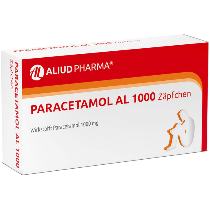 Paracetamol AL 1000 Zäpfchen, 10 pc Suppositoires