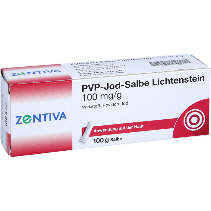 ZENTIVA PVP-Jod-Salbe Lichtenstein 100 mg / g, 100 g Onguent