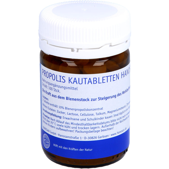 Propolis Kautabletten HANOSAN, 100 St. Tabletten