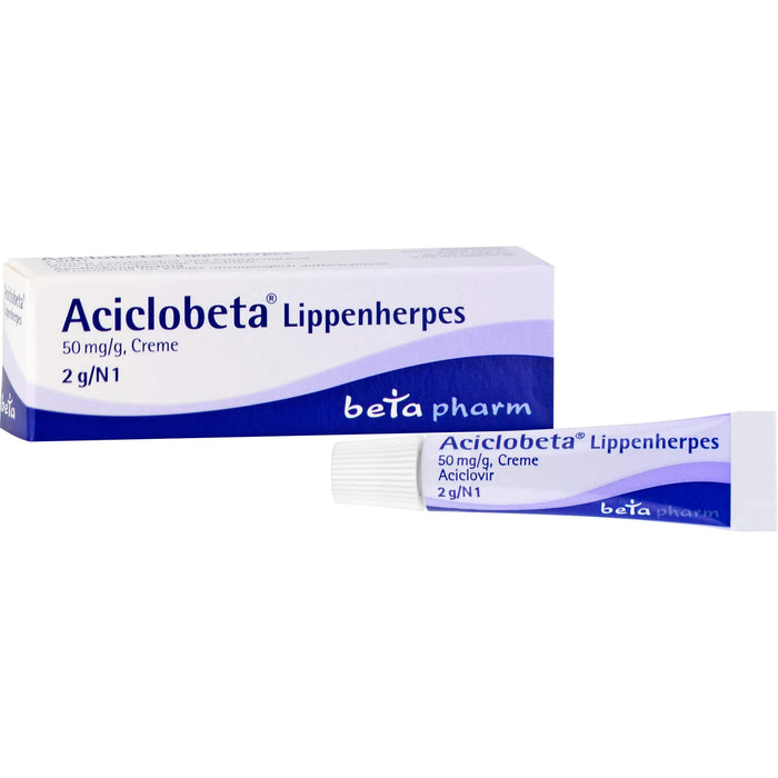 Aciclobeta Lippenherpes Creme, 2 g Crème