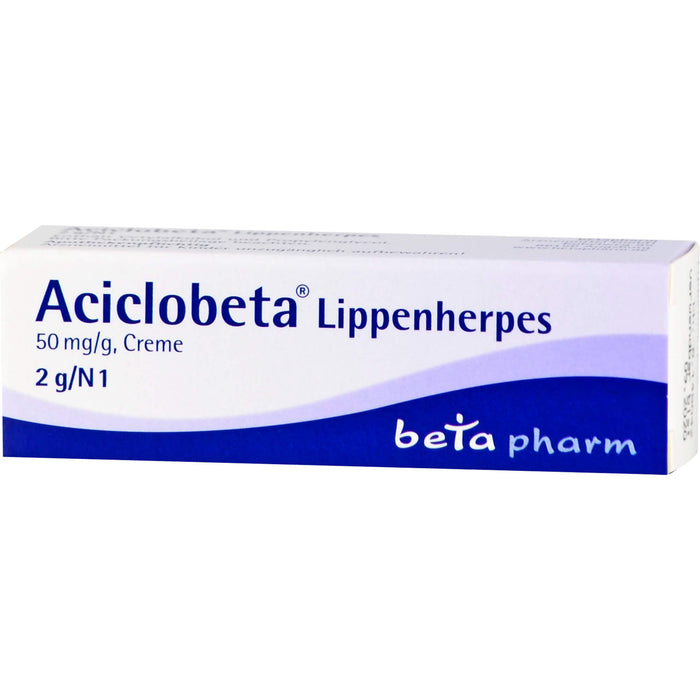 Aciclobeta Lippenherpes Creme, 2 g Cream