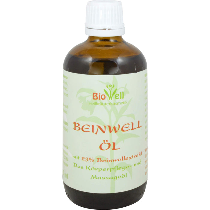 BioWell Beinwellöl Körperpflege- und Massageöl, 100 ml Huile