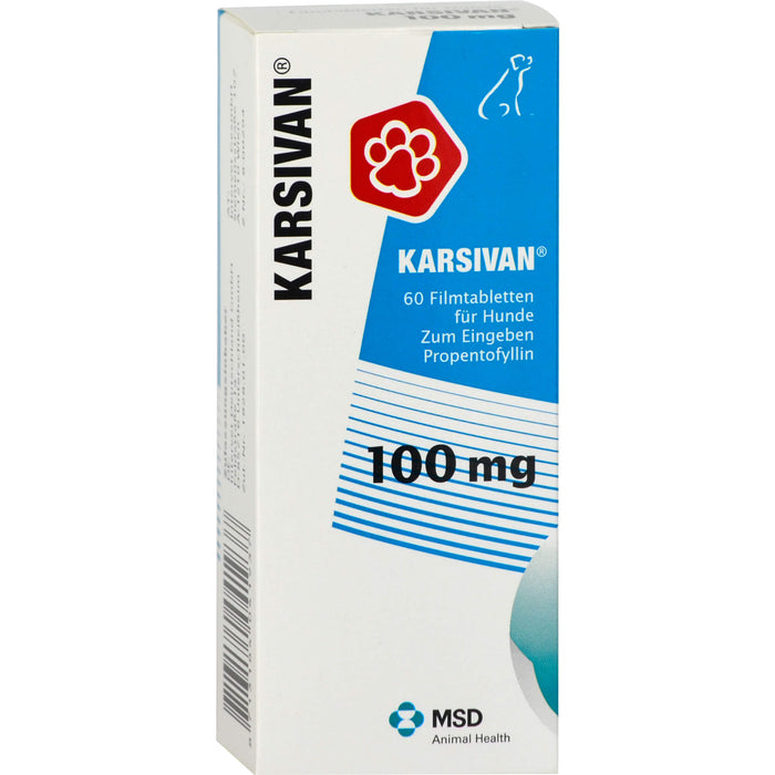 KARSIVAN 100 mg Filmtabletten für Hunde, 60 pc Tablettes