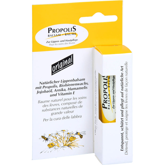 Propolis Lippenbalsam zur Pflege der Lippen und auch für kleinere, gereizte Hautpartien, 10 ml Creme