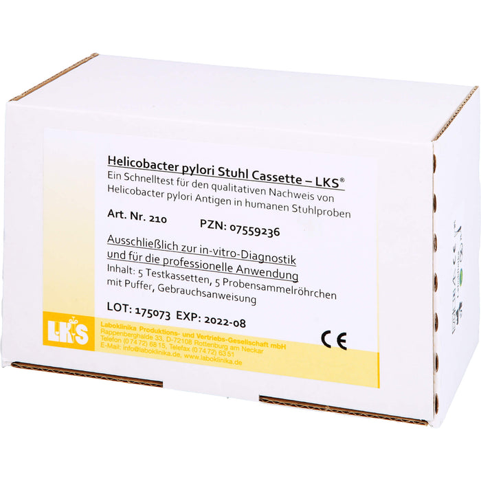 Helicobacter Stuhltest LKS, 5 St TES