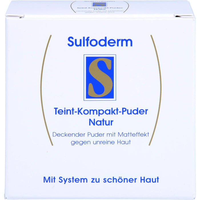 Sulfoderm S Teint-Kompakt-Puder Natur, 10 g Powder