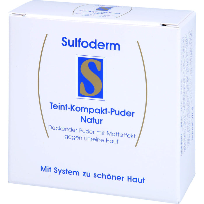 Sulfoderm S Teint-Kompakt-Puder Natur, 10 g Powder