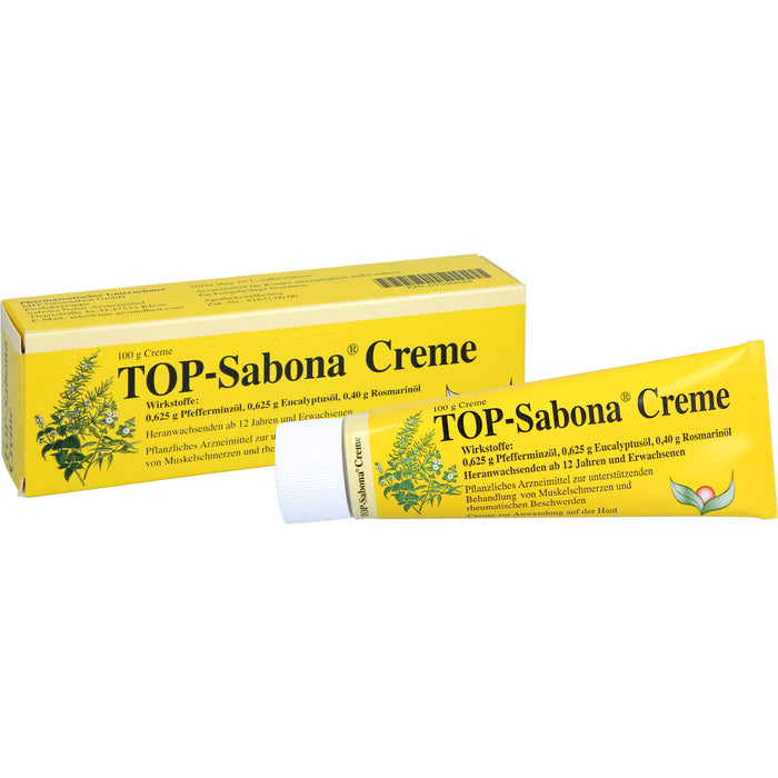 TOP Sabona Creme bei Muskelschmerzen und rheumatischen Beschwerden, 100 g Crème