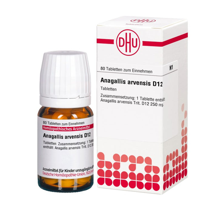 DHU Anagallis arvensis D12 Tabletten, 80 pcs. Tablets