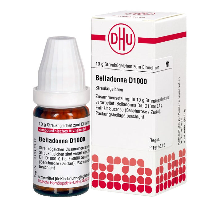 DHU Belladonna D1000 Streukügelchen, 10 g Globules