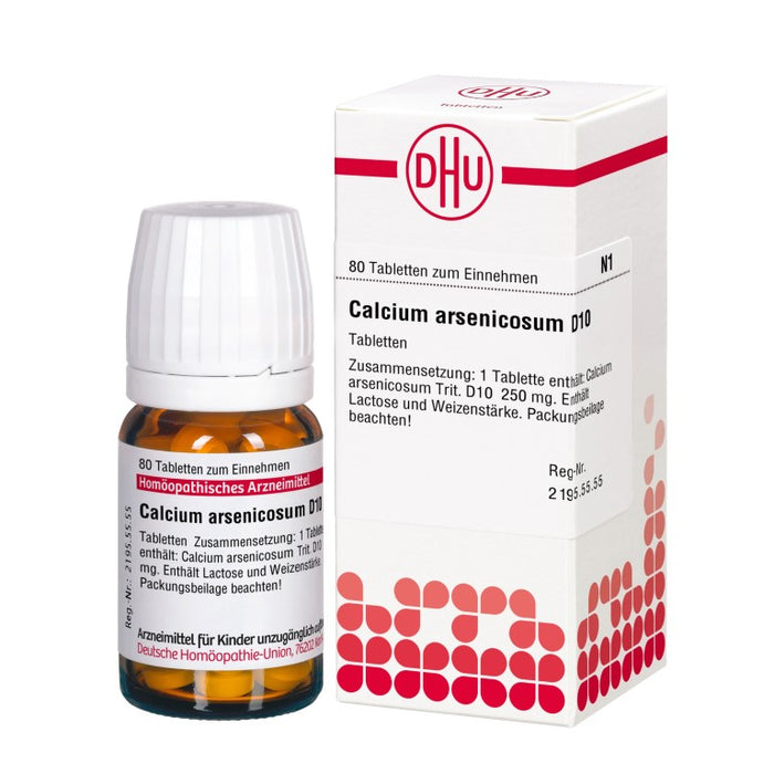 DHU Calcium arsenicosum D10 Tabletten, 80 St. Tabletten