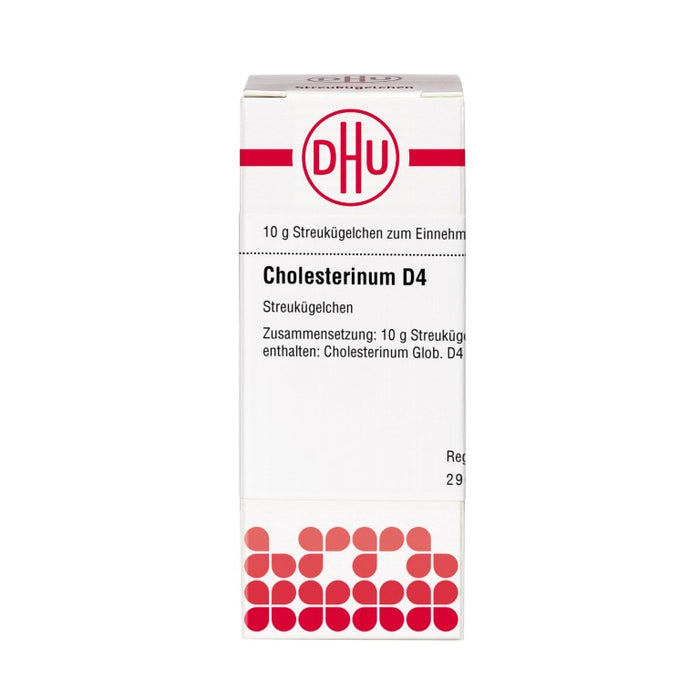 DHU Cholesterinum D 4 Streukügelchen, 10 g Globules