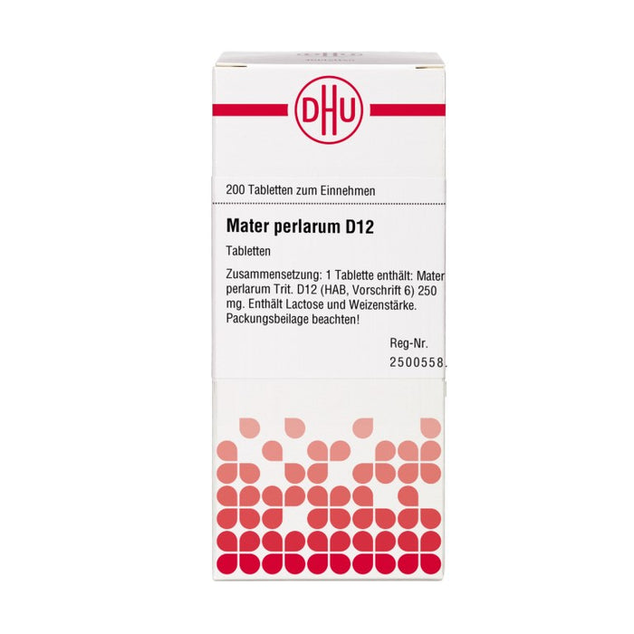 Mater perlarum D12 DHU Tabletten, 200 St. Tabletten